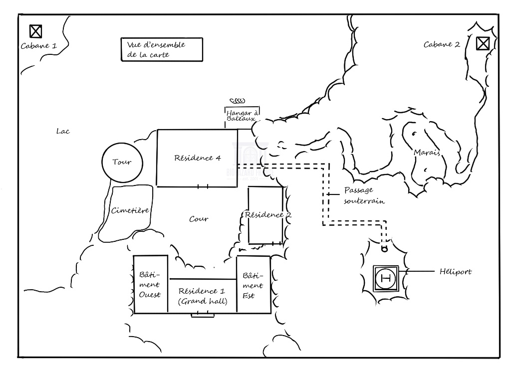 Carte des lieux