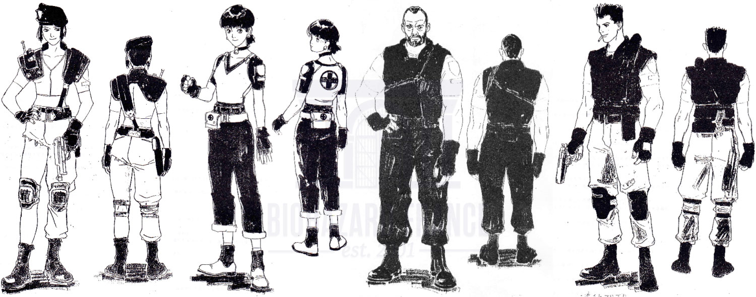 Concepts des personnages